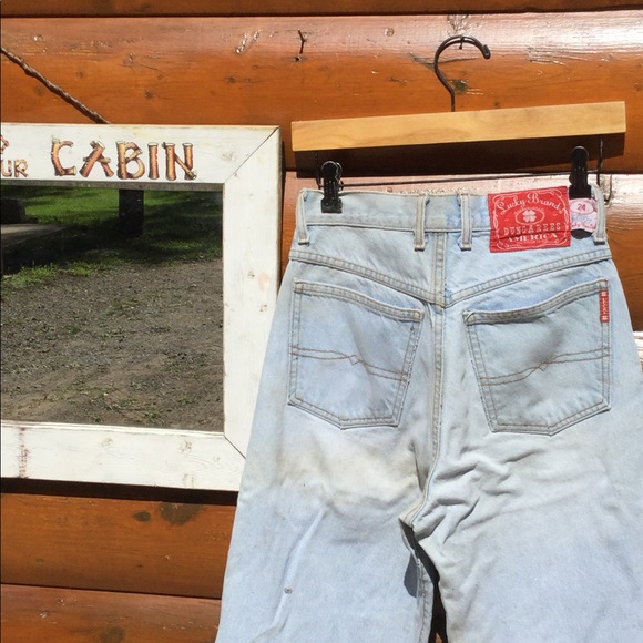 👠 LUCKY BRAND LIGHT BLUE Mom High TRUE VINTAGE JEANS 29" - Picture 4 of 16